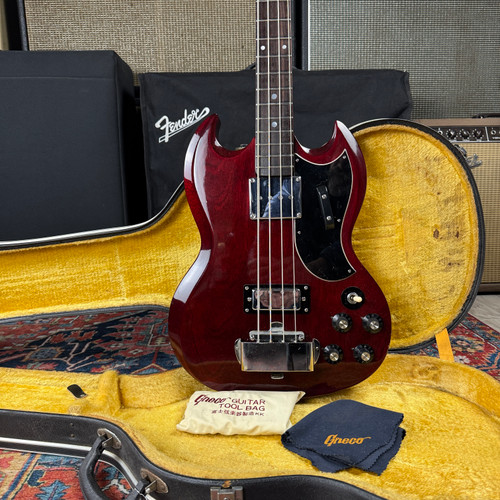 Greco SG Bass Model EB420 Maxon PUs Cherry - 1975