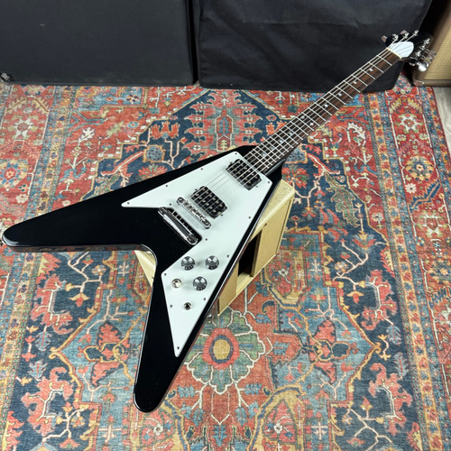 *Video" Burny Flying V Model RFV-75 Revival Series Mahogany - 1980's