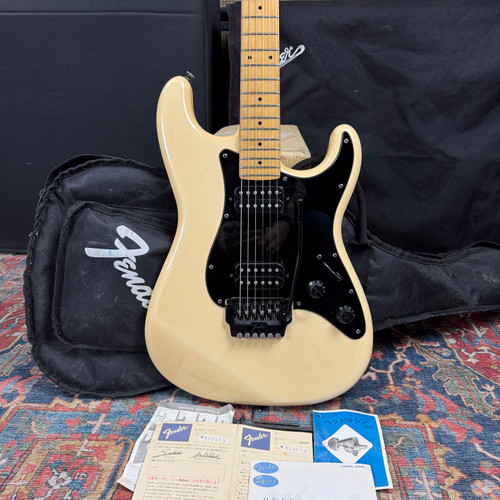 1985 Fender Boxer Stratocaster Model ST-555 w/System I Trem - Vintage White