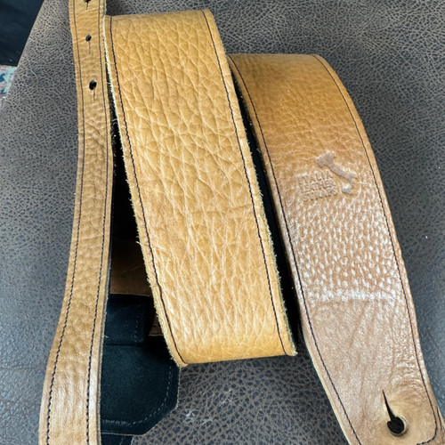Italia 2.5" Leather Strap - Soft Leather and Suede