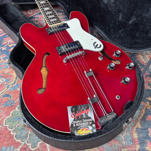 Epiphone Riviera Reissue Cherry Mini Humbuckers Peerless - 2001