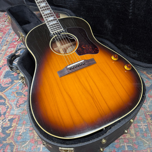 Gibson J-160E Vintage Sunburst Weather Checked and Worn USA - 1993