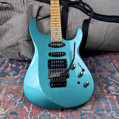 Fernandes Revolver FR-55S Sustainer Lite Series Teal Green Made in Japan - 1990's