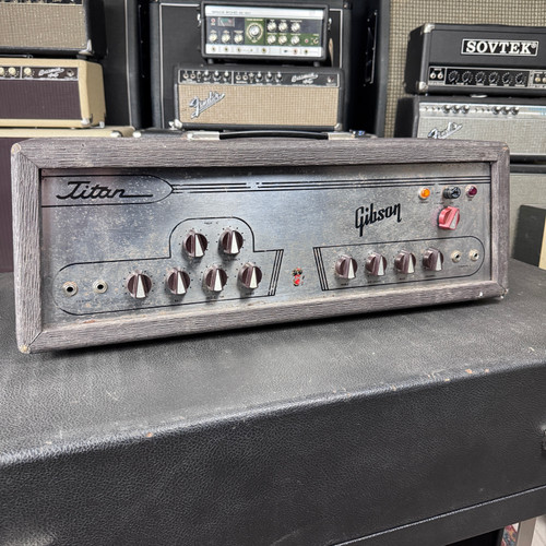 1965 Gibson Titan III 65 Watt All Tube Amp Head - Serviced