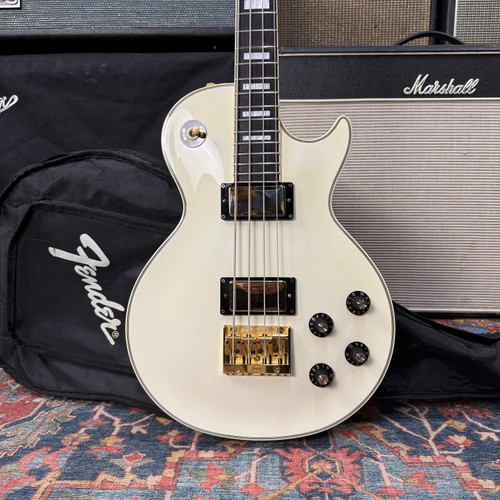 Greco EGB-850 Short Scale Power Rock Bass Alpine White - 1991