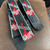 Gibson Guitar and Bass Strap Red White and Black