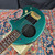 Fernandes Z-03T Sherwood Green w/Tremolo Travel Guitar w/Built in Amp and Speaker