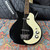 Danelectro 59 DC Long Scale Bass Jetglow Black w/Mono Case Made in Korea - 1998