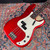 Fernandes Revival Bass RPB-50  Matching Headstock Candy Apple Red - 1980's