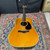 *Video* Yamaki Custom Folk No 125 Dreadnought w/Vintage Hard Shell Case. - 1970's