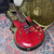 Yamaha ES-335 Style Model SA-700 Semi Hollow Persimmon Red - 1980