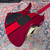 2009 BC Rich Mockingbird ST Neck Through Quilted Maple Rockfields - Red