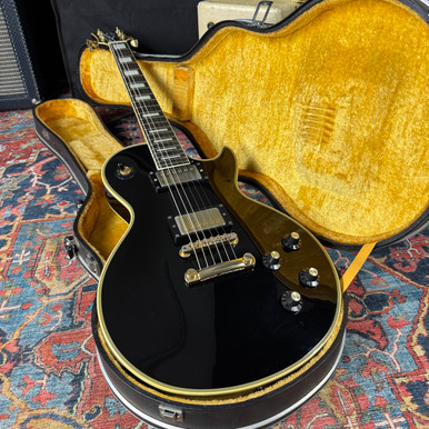 ギター GRECO EGC MOD P90 Greco EGC-600 Les Paul Custom 1991 MIK - Black Beauty