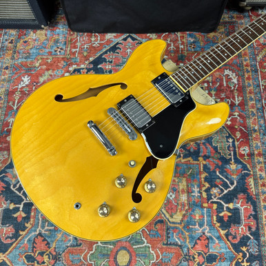 Yamaha SA700 Super Axe ES335 Style Semi-Hollow Body Blonde/Natural