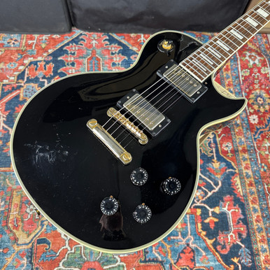 Video* Fernandes/Burny RLC-55 Les Paul Custom Black - 1998