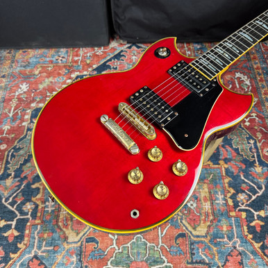 Yamaha SG2000 Neck Through Solid Body Persimmon Red w/Flight Case