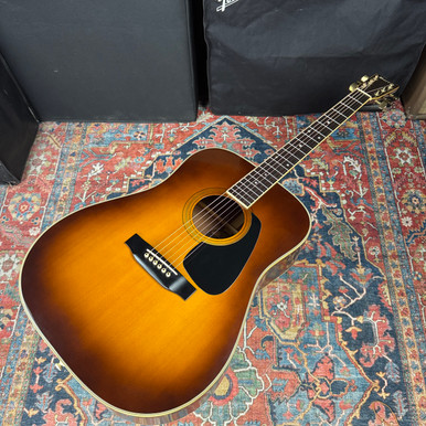 Morris MV701 Vanguard Solid Top Sunburst Wide Nut Made in Japan