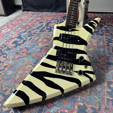 Aria Pro II ZZB Deluxe Bengal Stripe Short Scale Bass Made in