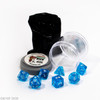 19015 - Pizza Dungeon Dice: Lucky Dice - Clear Blue