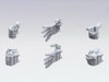 BANDAI BUILDERS PARTS HD: 1/144 MS HAND 01 (E.F.S.F.) DARK GRAY