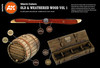 AK-Interactive: 3rd Gen Acrylics - Old & Weathered Wood Vol.1 Colors Set - AK11673