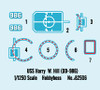 1/1250 HARRY W. HILL       (DD-986) - 82506