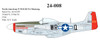 24008 - 1/24 NORTH AMERICAN P-51D MUSTANG
