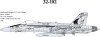 32102 - 1/32 MCDONNELL DOUGLAS F/A-18A HORNET