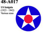 48A017 - 1/48 U.S. INSIGNIA PART I (1923-1942)