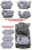 56SH20 - 1/56 (28mm) Rubicon M5A1 Stuart Sandbag Fronts Set