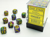 27849 - Festive® 12mm d6 Rio/yellow Dice Block™ (36 dice)