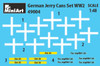 1/48 German Jerry Cans WW2 - MIA49004