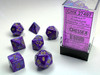 27497 - Lustrous® Polyhedral Purple/gold 7-Die Set