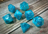 27465 - Cirrus® Polyhedral Aqua/silver 7-Die Set