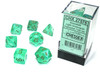 27575 - Borealis® Polyhedral Light Green/gold Luminary™ 7-Die Set