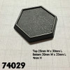 74029 - Bases: 1inch Hex Plastic Gaming Base (20)