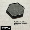 72252 - Bases: 1 Inch Hex Gaming Base (20)