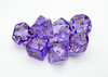 30059 - Translucent Lavender/gold Polyhedral 7-Die Set