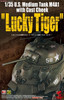 1/35 M4A1 Sherman 'Lucky Tiger' with Cast Cheek US Army Medium Tank - 35035