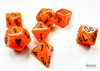 20433 - Vortex® Mini-hedral™ Orange/black 7-Die Set