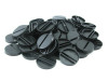 25mm Round Slotted Base Black (50) - 08607F