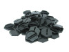 25mm Hex Slotted Base Black (50) - 08606F