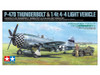 1/48 Republic P-47D Thunderbolt "Bubbletop" & 1/4-ton 4X4 Light Vehicle - 25214