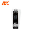 Silicone Brushes - Medium Hard Tip, Small (Set of 5) - AK9085
