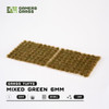 GGR6MGS - Grass Tufts:  Mixed Green 6mm - Small
