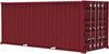 1/24 20ft Container (Maroon) - FUJ066509