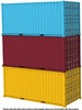 1/24 20ft Container (Yellow) - FUJ066523