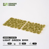 GGR6LG - Grass Tufts:  Light Green 6mm - Wild