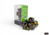 [PREORDER] 24405 - Brush Polyhedral Deep Forest/gold 7-Die Set