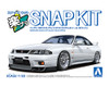 1/32 SNAP KIT #21CU-WE Nissan R33 Skyline GT-R Custom Wheel (White)